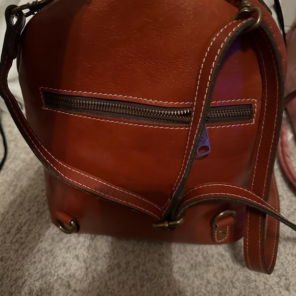Patricia Nash convertible leather backpack - Picture 7 of 16